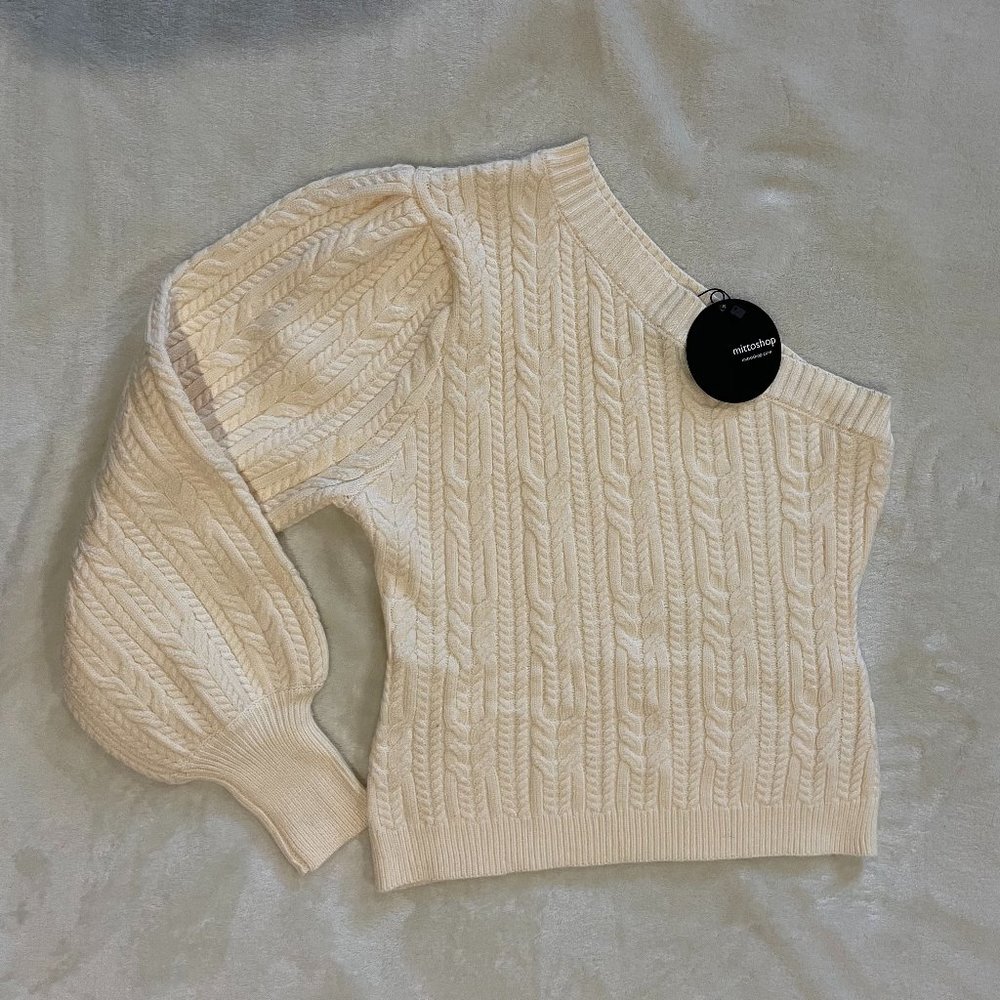 Mittoshop Size Small Cream Colored Sweater